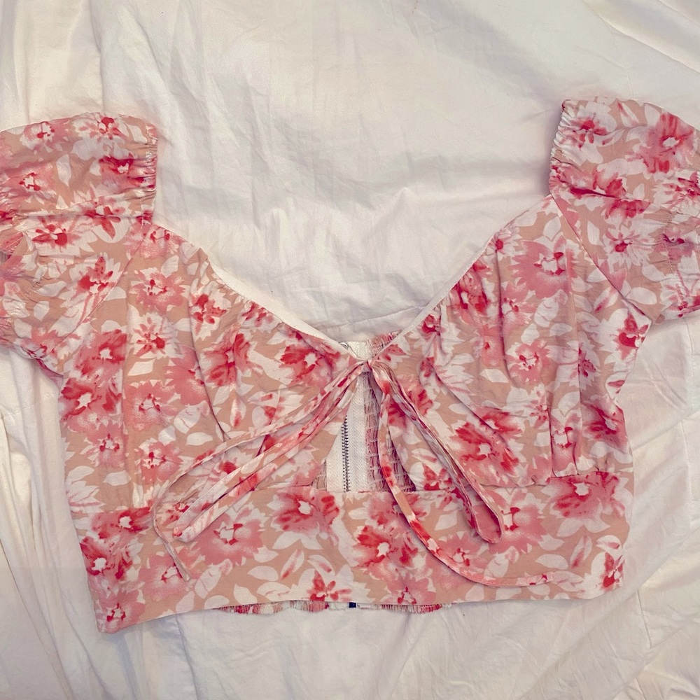 NEW floral crop top